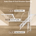 thumbnail image 6 of Pet Gate, 29.5''-43.7'' Dog Gates with Cat Door for Stairs & Doorways, Gate for Ages 6 to 36 Months, White, 6 of 8