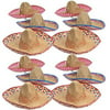 Sombrero Party Hats– Mexican Party Supplies - 12 Extra Large Sombrero Hats, Fiesta Party Supplies by Tigerdoe