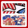 thumbnail image 4 of Chenille Letter Patches - 26 Pcs American Flag Patriotic Patches Iron On Decals for Clothing Jackets Backpacks Hats, 4 of 6