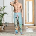 thumbnail image 6 of Lsque A Funny Little Dalmatian Puppy Print Men's Pajama Pants, Lounge Pant - Comfortable Home Wear,Elastic Waistband, Stylish Design-Small, 6 of 9
