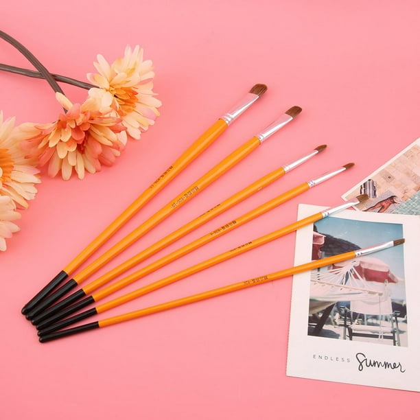 Watercolor Brush, Nylon Brush Set, Moisturizing Nylon Wool Easy To