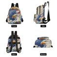 thumbnail image 2 of JIALIOU Mini Backpack Purse for Women Quilted Casual Daypack Small Travel Shoulder Bag, American Flag and Eagle, 2 of 7