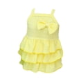 thumbnail image 1 of CSChome Pet Dress Dog Soft Comfortable Breathable Adorable Layered Hem Bowknot Daily Wear Puppy, 1 of 7