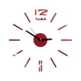thumbnail image 2 of ZZwxWA Clearance Sales DIY Roman Numbers Acrylic Mirror Wall Sticker Clock Home Decor Mural Decals, 2 of 3