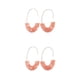 thumbnail image 3 of Sonducket 1 par de pendientes estilo simple en forma de U estampado de leopardo adornos acrílicos universales accesorio de moda para chicas adolescentes Type2 NO2 Sonducket CBP234282, 3 of 6
