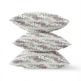 thumbnail image 6 of Lily Garden Stripes Indoor/Outdoor Fabric Pillow in Gray Pink 20x20, 6 of 8