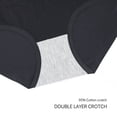 thumbnail image 5 of MLDRA 4 Pack Womens Underwear High Waisted Seamless Breathable Briefs No Show Panties for Women XL, 5 of 6