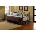 thumbnail image 3 of Hillsdale Furniture Madison Wood and Metal Twin Daybed with Trundle, Black with Cherry Posts, 3 of 3
