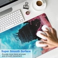 thumbnail image 4 of Dazzling Galaxy Large Gaming Mouse Pad – Non-Slip Rubber Base for Perfect Control, Stitched Edges for Durability. Ideal Keyboard & Desk Pad – 31.5x11.8in., 4 of 7