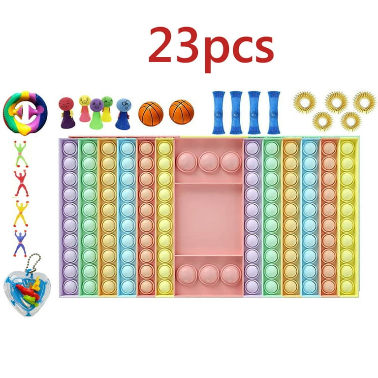 23pcs big fidget Toy Adult Child Anxiety Toys Pack for girls Autism ADHD  Anti-Anxiety Stress Relief cheap popitsfidgets toys, Christmas gifts 