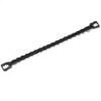 Cuerda Colgante Cuerda colgante para tienda de campaña de 18 anillos, colgador de lámpara, línea de ropa (negro)