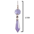 thumbnail image 2 of 20pcs Chandelier Icicle Crystal Prism with Beaded Crystal Light Replacement Parts, 2 of 5