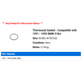 thumbnail image 2 of Thermostat Gasket - Compatible with 1991 - 1995 BMW 318is 1992 1993 1994, 2 of 2