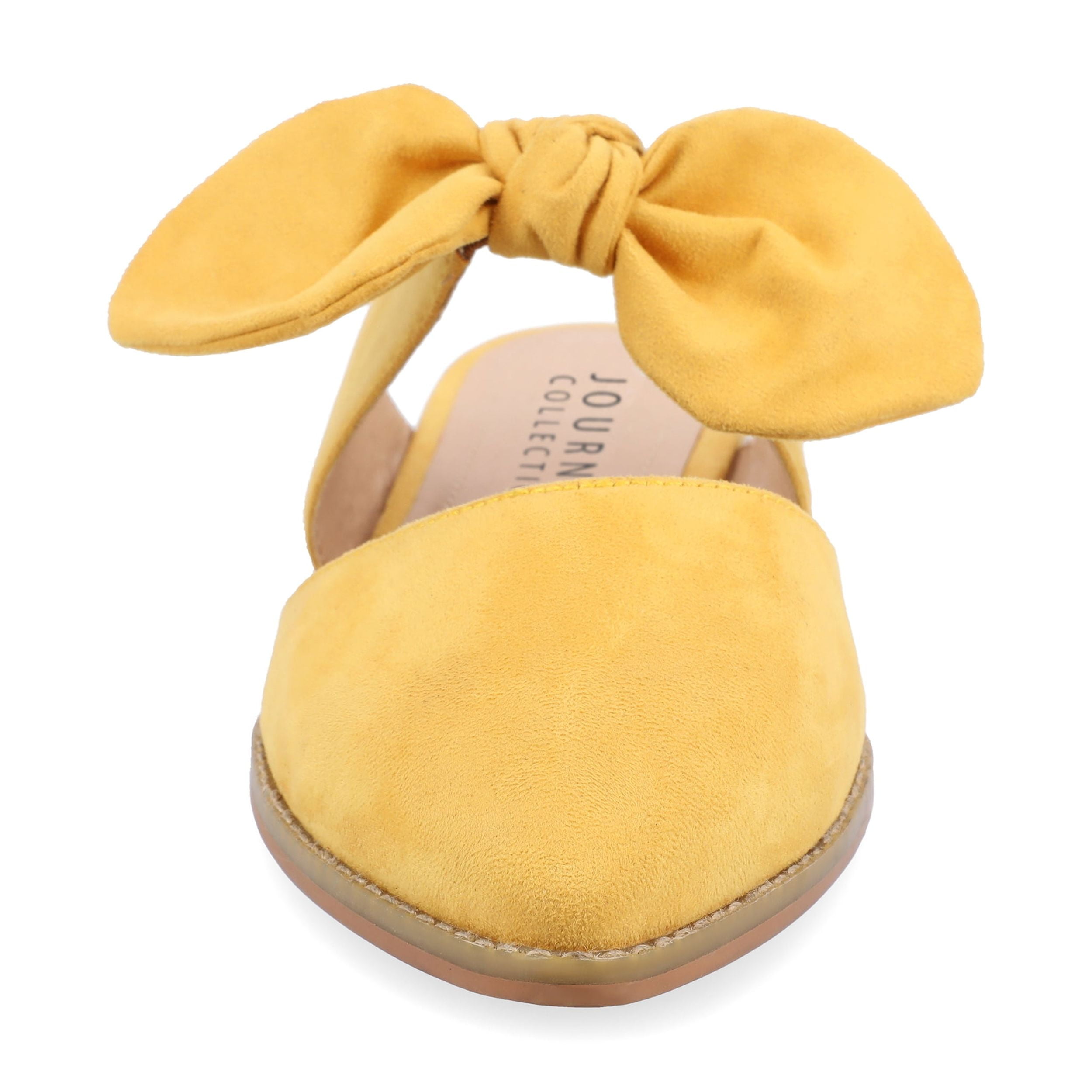 Journee Womens Telulah Slip On Pointed Toe Mules Flats