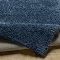 thumbnail image 5 of Livabliss Area Rugs for Living Room, 7x9 Deluxe Shag Modern Navy Rug, Bedroom Dining Room Home Decor Stain Resistant Carpet (6'7" x 9'), 5 of 7