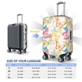 thumbnail image 6 of Lsque Retro Colorful Butterfly Printed Luggage Cover, Travel Luggage Protector,Scratch and Dirt Resistant, Fits 18-32 Inch Luggage - Small, 6 of 9