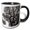 Black/White, variant on 3drose, Italy, Rome, Maritime Pine Seen from Below., 11oz Two-tone Red Mug