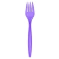 thumbnail image 2 of JAM Paper Plastic Forks, Bright Purple, 50 Disposable Forks/Pack, 2 of 2