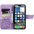 thumbnail image 2 of Wallet Case for iPhone 16 Plus Case Crystal Glitter Bling with Card Holder Stand Leather Flip Case Diamond Butterfly Protective Case for iPhone 16 Plus 6.7 inch Crystal Lavender, 2 of 12