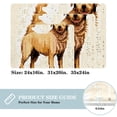 thumbnail image 2 of Dog Polyester Non-Slip Machine Washable Outdoor Floor Rug Chair Rugs Bath Rugs, 2 of 6