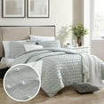 thumbnail image 1 of Swift Home King Gray Comforter Set - Decorative Tufted Pom Poms Bedding Set - 3 Pieces Bed Linen 1 Comforter And 2 Pillow Shams, 1 of 4