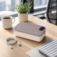 thumbnail image 2 of WEXOPE Portable USB Heated Lunch Box with Smart Timer, Long-lasting Insulation, Food-grade Stainless Steel, Safe Reheating for Office, Travel, and Home,Pink, 2 of 5