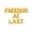 Gold, variant on Letter Balloons - FREEDOM AT LAST 16" Inch Alphabet Letters Foil Mylar Balloon Retirement Party Banner (Red)