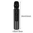 thumbnail image 2 of Karaoke Machine  Handheld Microphone  Sound Card Tuning  8-Hour Battery  Bluetooth-compatible  for Recording  Live Streaming, 2 of 8