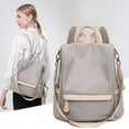 thumbnail image 1 of Mochila de tela Oxford para mujer, moderna, informal, de gran capacidad, para viaje, escolar, 1 of 5