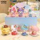 thumbnail image 4 of Hello Kitty Sanrio adorno muñeca Kawaii Kuromi Cinnamoroll Anime lindo dibujos animados decoración de escritorio muñeca juguetes niñas regalos de cumpleaños, 4 of 4