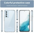 thumbnail image 5 of Dteck for Samsung Galaxy A54 5G Case, Shockproof Advanced Soft TPU Bumper Hard Clear PC Back Slim Fit Anti-Scratch Lightweight Protective Cover, Clear, 5 of 8