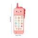 thumbnail image 3 of Uuiauoio Dinosaur Teething Toy with Music, Early Educational Mobile Phone Simulator , Soft Chewable Edges with Multiple Sound Effects, Lightweight Learning Toy for Sensory Development, 3 of 6