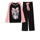 thumbnail image 2 of Conjunto de pijama con estampado de dibujos animados para mujer, ropa de dormir de manga larga con cuello redondo, estilo coreano, cómoda y elegante, suave y dulce, 2 of 4