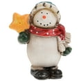 thumbnail image 6 of CIMAXIC 1 Pc Resin Ornament Snowman Decorations Christmas Miniature Figurines For Christmas Parties, 6 of 8