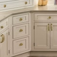 thumbnail image 5 of Goo-Ki Set of 6 Elegant Antique Brass Cabinet Knobs - Classic Round Kitchen Hardware, Vintage Drawer Pulls Sleek Retro Dresser Handles, 5 of 7