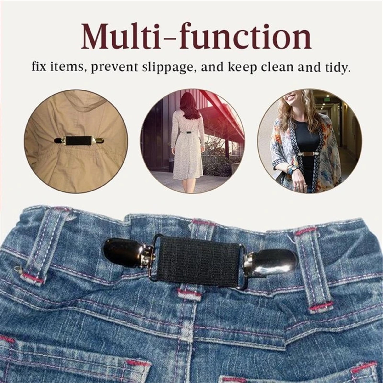 clips to hold dress shirt in pants 1 Pcs Cinch Clips,Dress Clips Back Shirt Tightener Clip,Clothes Clips to  Tighten Shawl Cardigan Collar Clips Fit Dress Cinch Clips Set for Women/Men