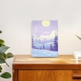 thumbnail image 5 of Reusable Sticker Book Blank Pages A5 Size 40 Sheets Stickers Storage Keeper Snow Mountain Forest Cover for Adults Release Paper Labels Organizer, 5 of 9