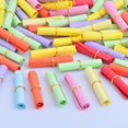 thumbnail image 4 of 100pcs Lucky Wishing Paper Scrolls Mini Message Paper Colorful Scroll Paper Write-On-It Valentine Message Paper Roll for Birthday Anniversary Valentine's Gifts Decor, 4 of 7