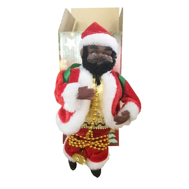 Xihbxyly Oferta Prime Figura Decorativa Navideña de Papá Noel con Escalera para Escalar