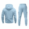 thumbnail image 4 of SUYIDA Men's Winter Tracksuit Set, Athletic Sweatshirt and Jogger Pants, Cozy Activewear Outfit for Fall Winter Workout, Running and Casual Everyday Wear, 4 of 4