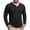 AB477 Black, variant on Fall T-Shirts For Mens Breathable Henley Neck Tops Men Solid T Shirts For Casual Wear Size S