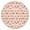 Pink Christmas Gingerbread, variant on Pink Christmas Santa and Penguin Pattern Round Fitted Tablecloth with Elastic Edge,Dining Table Cover Waterproof,Outdoor Round Tablecloth for Camping,Dining,Indoor and Outdoor