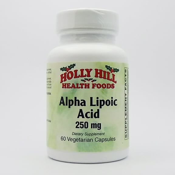 Holly Hill Health Foods, Alpha Lipoic Acid 250 MG, 60 Vegetarian Capsules
