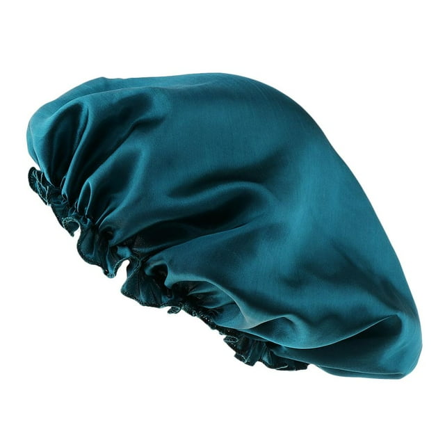 Gorro de seda satinada para dormir Sunnimix Cuidado del cabello verde