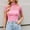 Pink, variant on Drses Women's Sexy Mock Turtleneck Mesh Top - Ruched Sheer Short Sleeve Shirt for Trendy Going Out Outfits