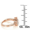 thumbnail image 3 of Ladies Diamond Cluster Rings: 14K Gold Diamond Flower Ring 1.3 Ctw (Rose Gold Size 5.5), 3 of 3