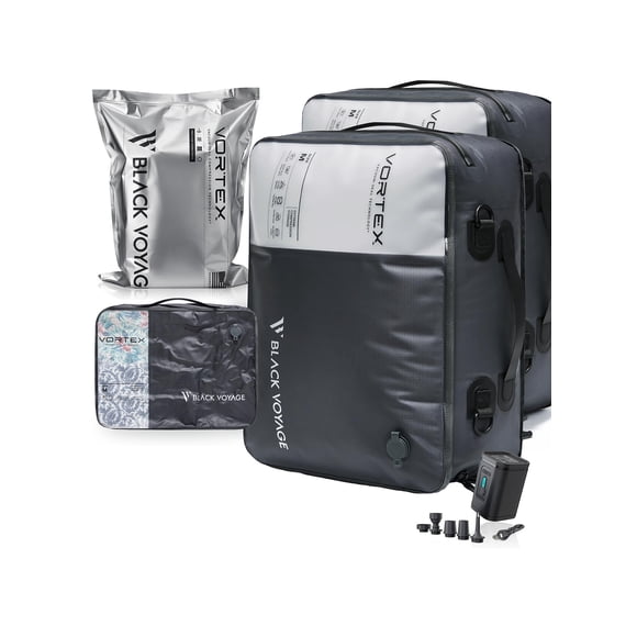 Bolsa de compresión al vacío para viaje BlackVoyage 21 L 47 x 30 x 15 cm