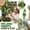 Green, variant on Wooden Pinecone Chewing Stick for Medium & Large Parrots – Natural Beak Grinding Toy, Boredom Relief, Non-Toxic Wood with Metal Hook for Cage Hanging, Safe & Durable Bird Accessory, 1Pc