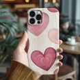 thumbnail image 4 of Cases Cover, Pink Heart Woodgrain Tough Phone Case – Cute Dual Layer Protective Cover for iPhone 16 Pro Max, 16 Plus, 15, 14, 13, 12, 11, X, Samsung Galaxy S25, S24, S23, S22, S21, 4 of 5