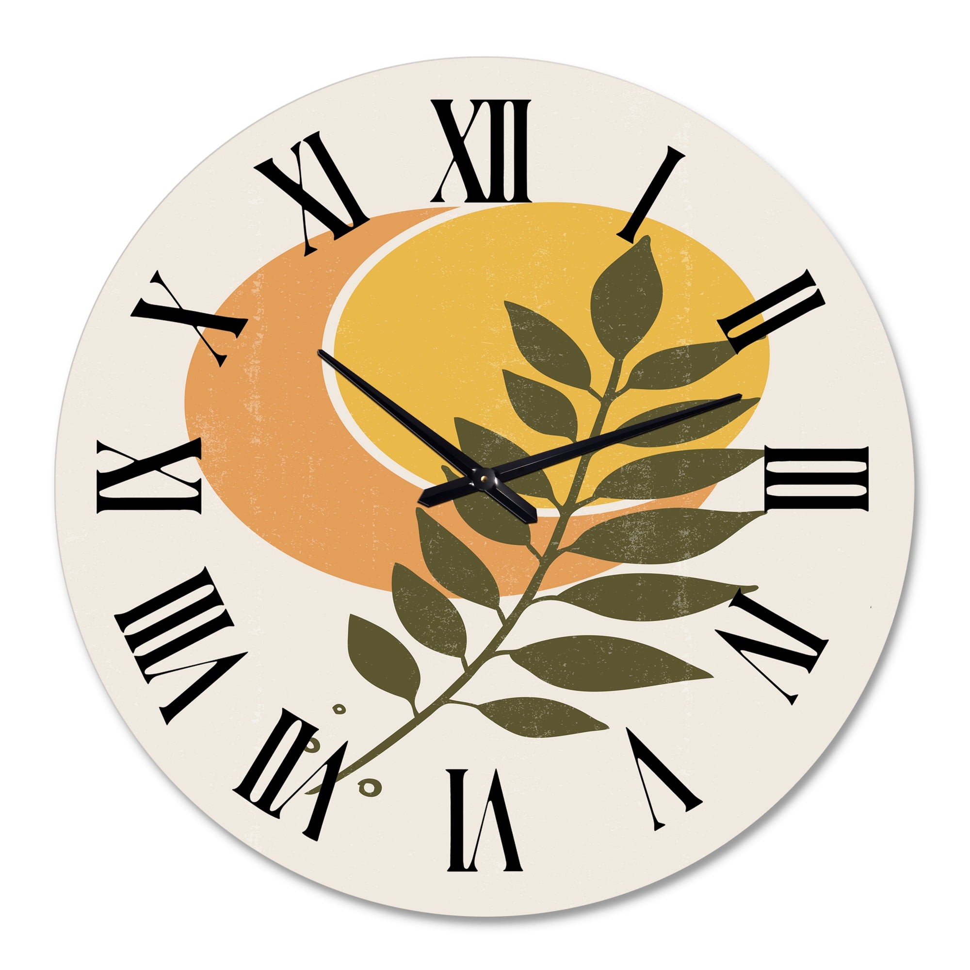 Designart 1 in Modern,Contemporary Wall Clock